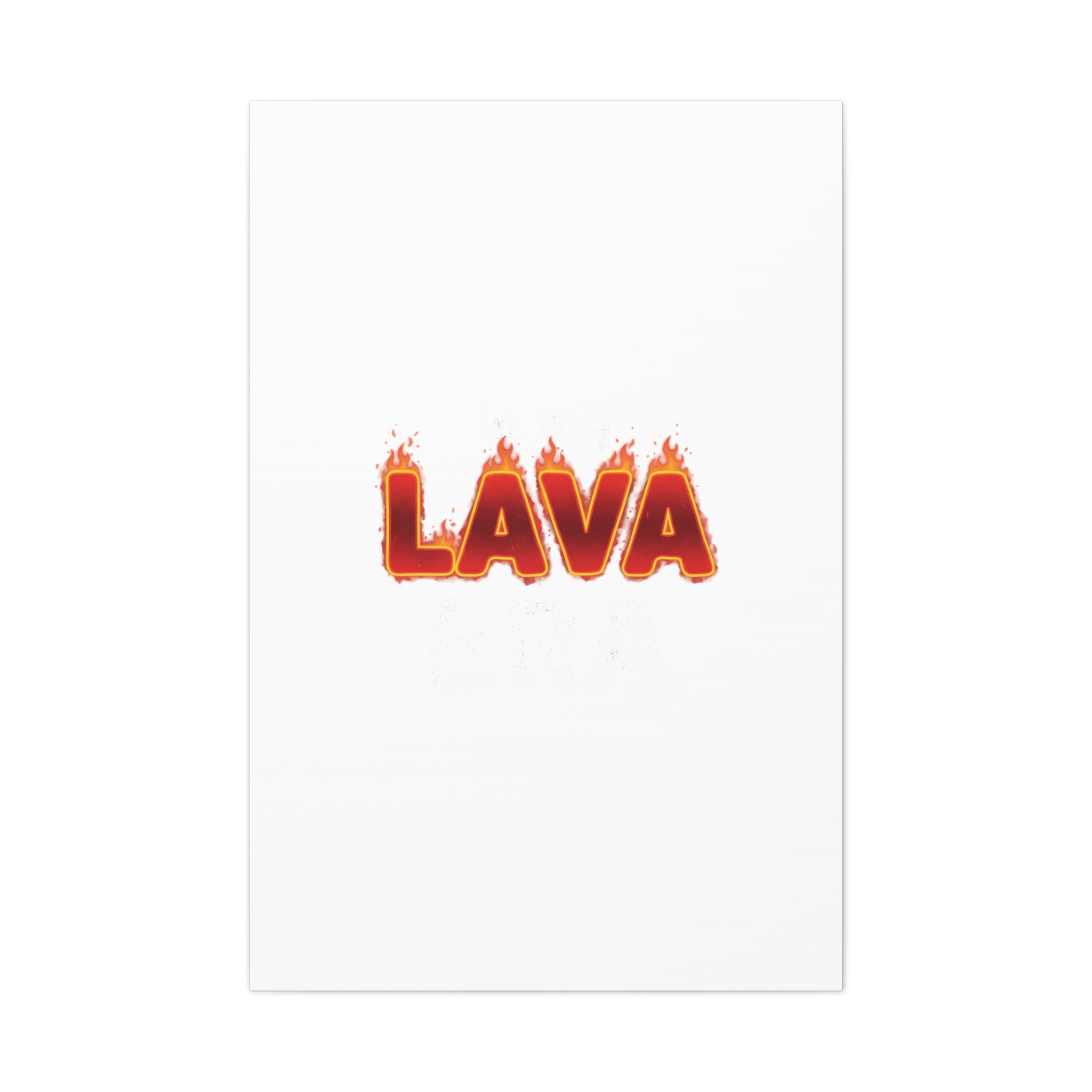 Lava Text Graphic Canvas, holiday burnout meme, festive but tired