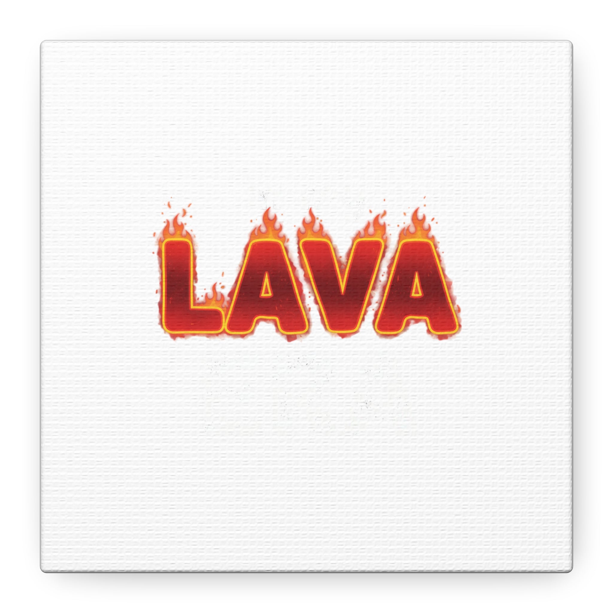 Lava Text Graphic Canvas, holiday burnout meme, festive but tired