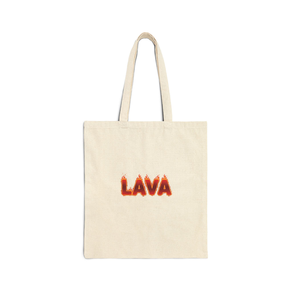 lava text Tote | Holiday Burnout Meme, festive but tired tote