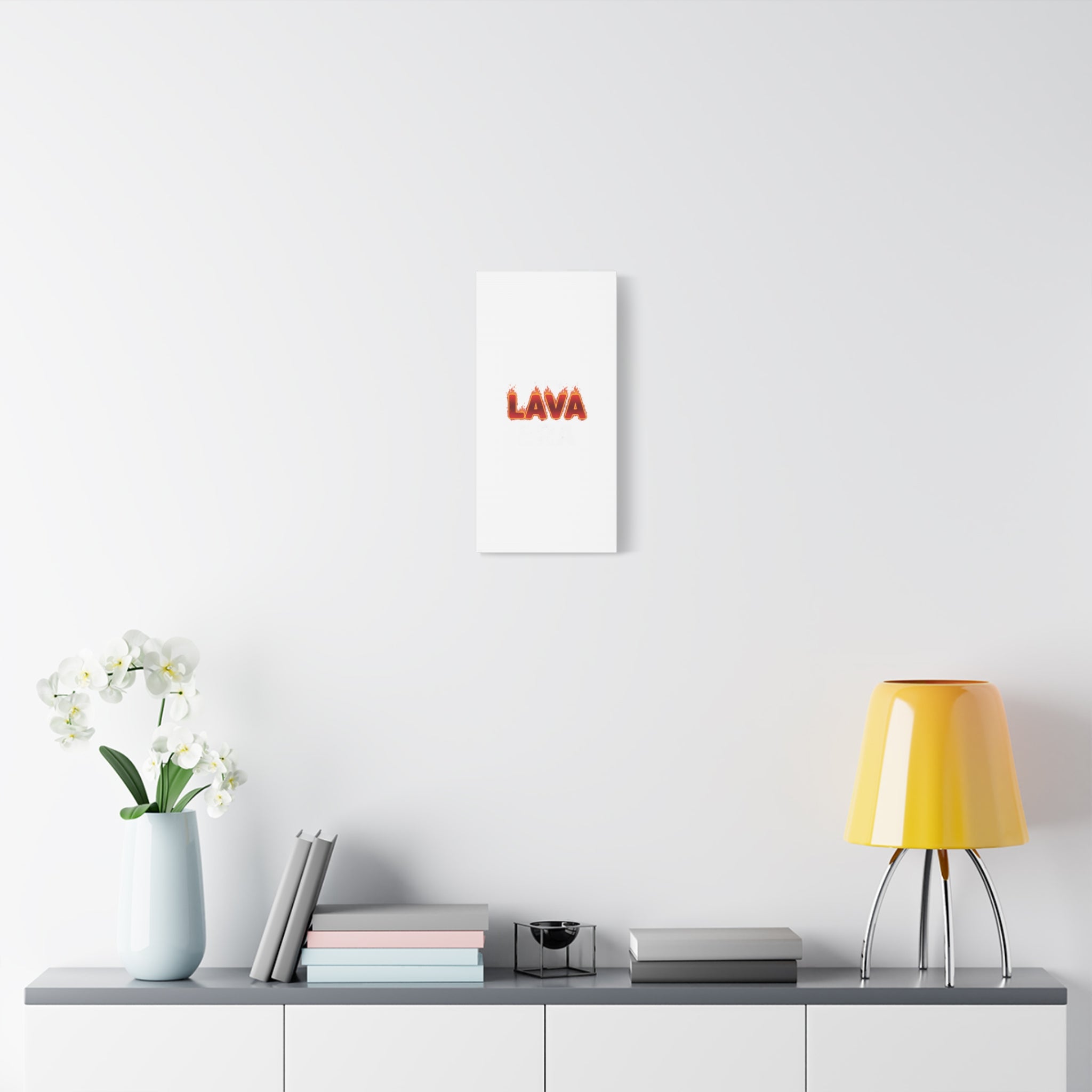 Lava Text Graphic Canvas, holiday burnout meme, festive but tired