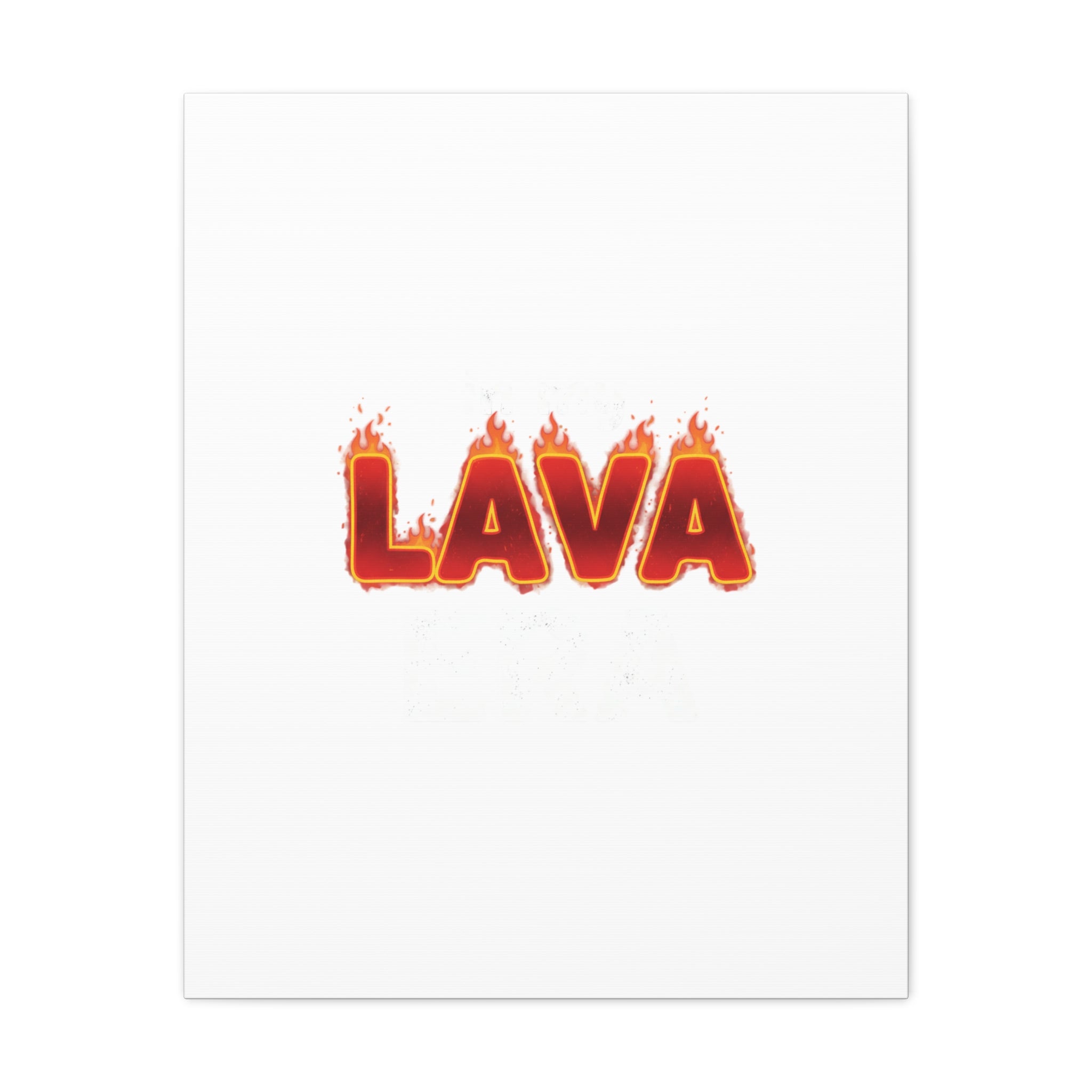 Lava Text Graphic Canvas, holiday burnout meme, festive but tired
