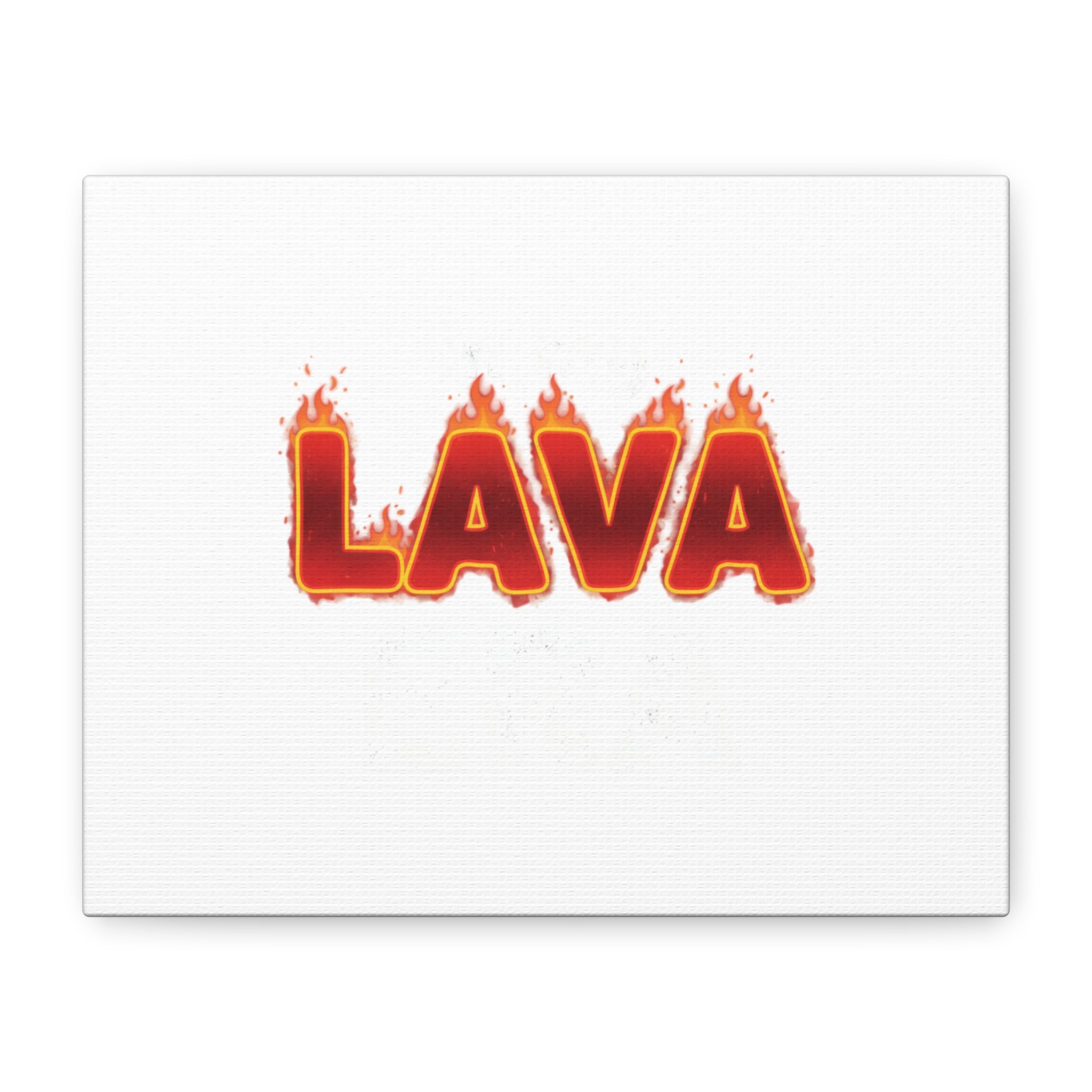 Lava Text Graphic Canvas, holiday burnout meme, festive but tired
