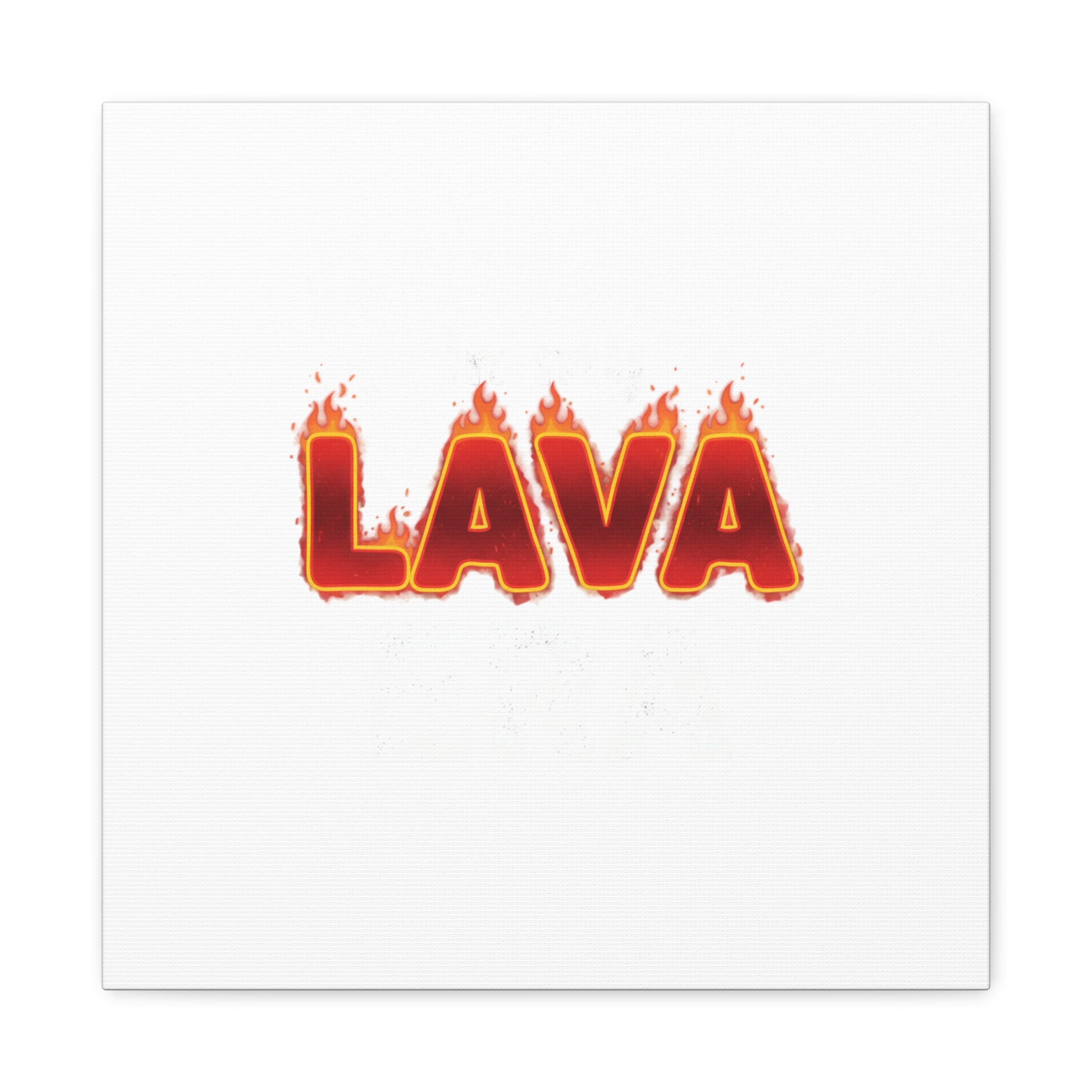 Lava Text Graphic Canvas, holiday burnout meme, festive but tired