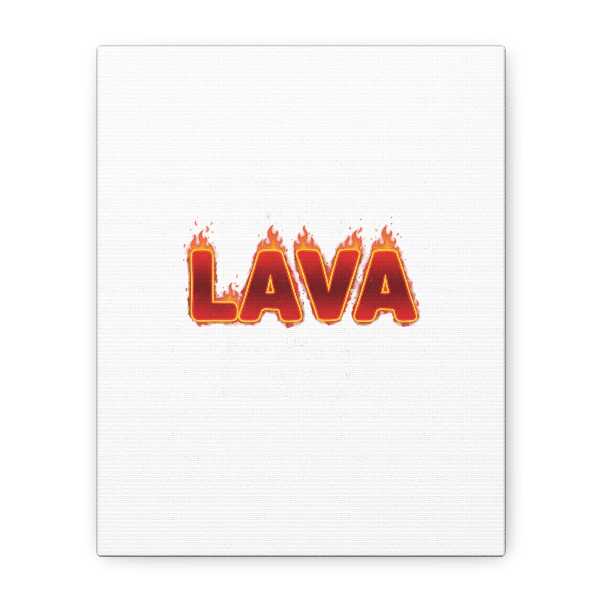 Lava Text Graphic Canvas, holiday burnout meme, festive but tired