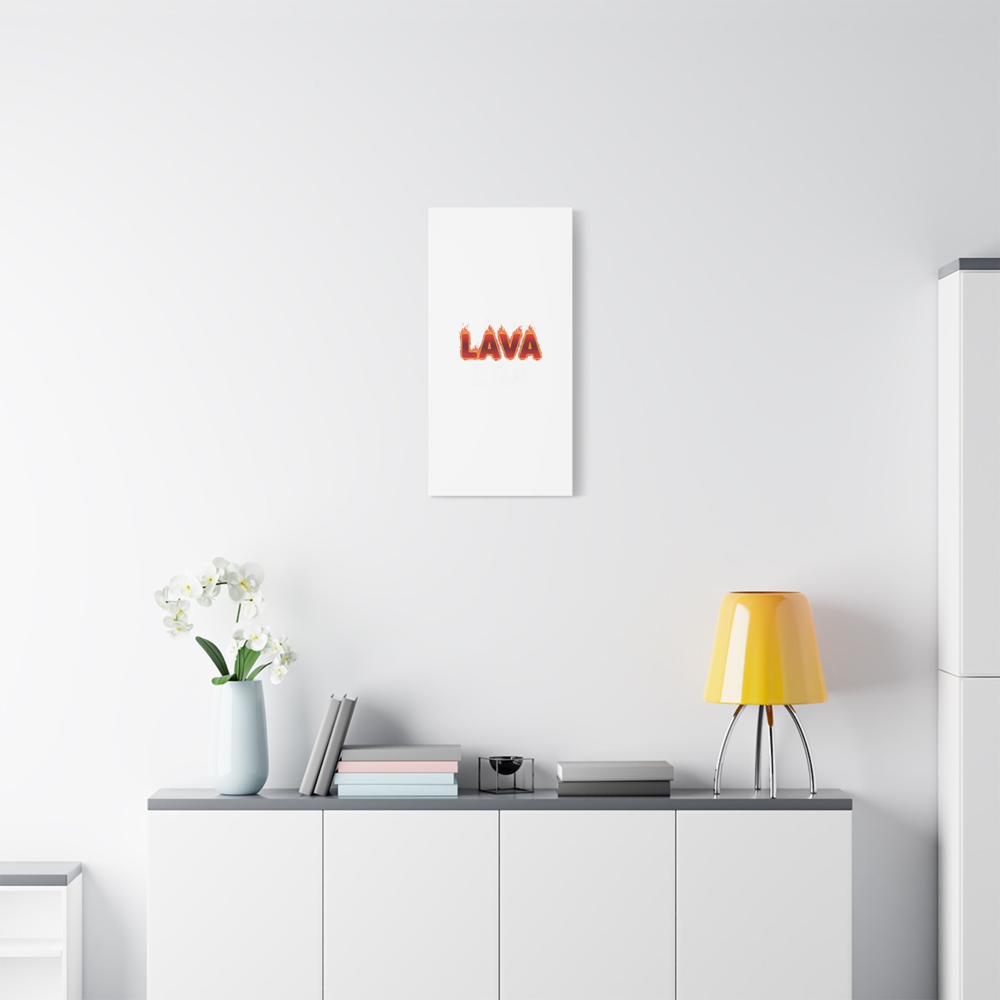 Lava Text Graphic Canvas, holiday burnout meme, festive but tired