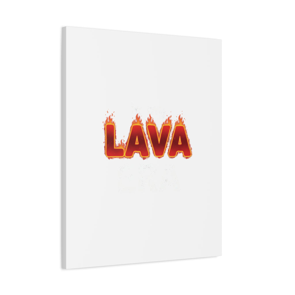 Lava Text Graphic Canvas, holiday burnout meme, festive but tired
