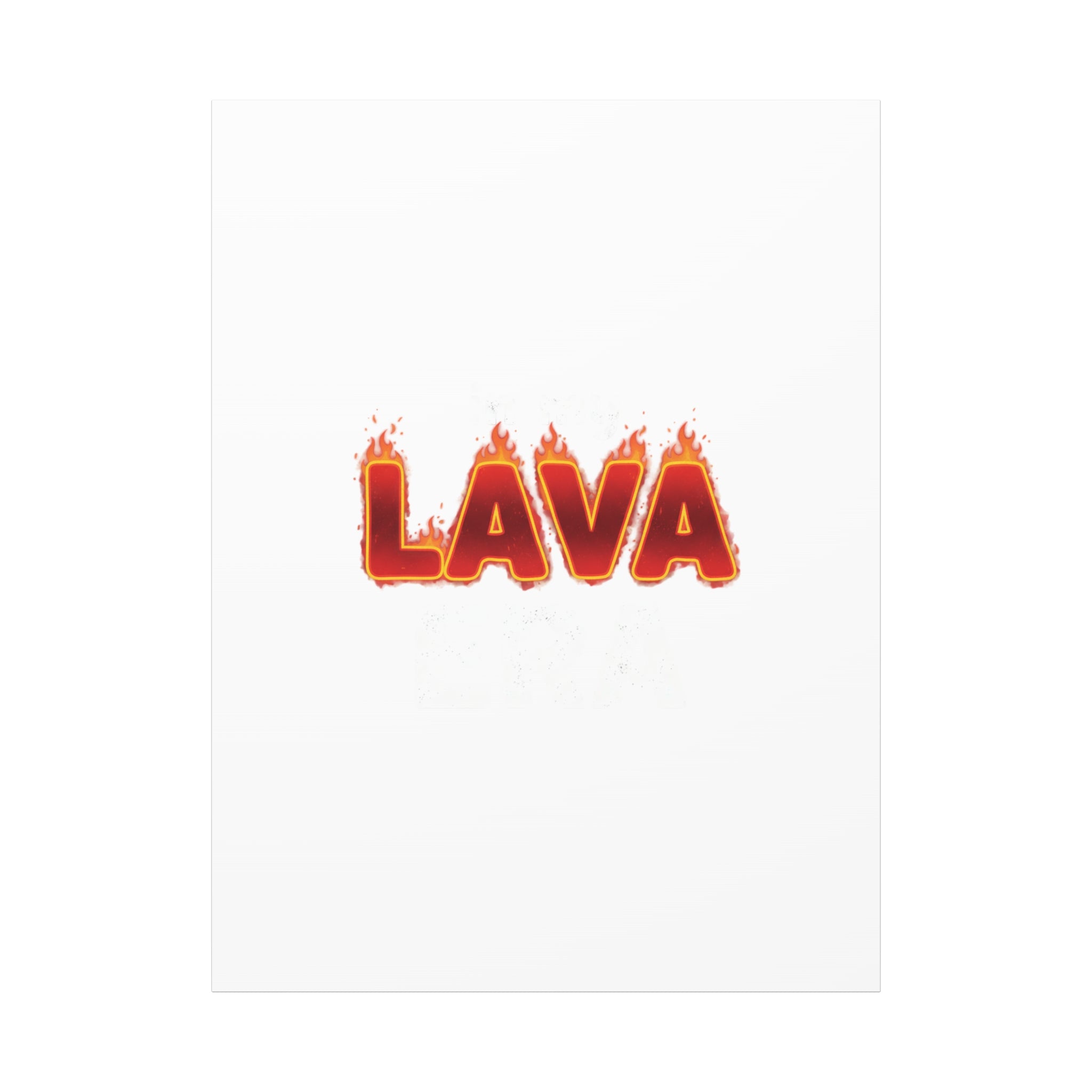 Lava Text Graphic Canvas, holiday burnout meme, festive but tired