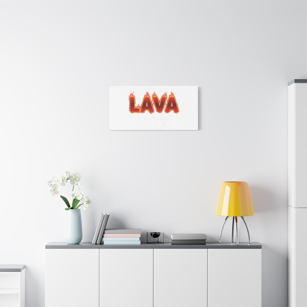 Lava Text Graphic Canvas, holiday burnout meme, festive but tired