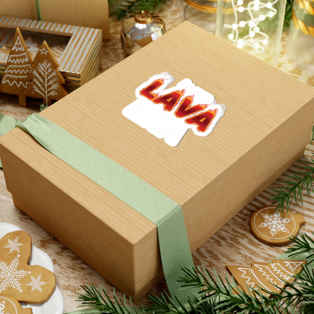 LAVA flame text Sticker | burnout meme, festive but tired