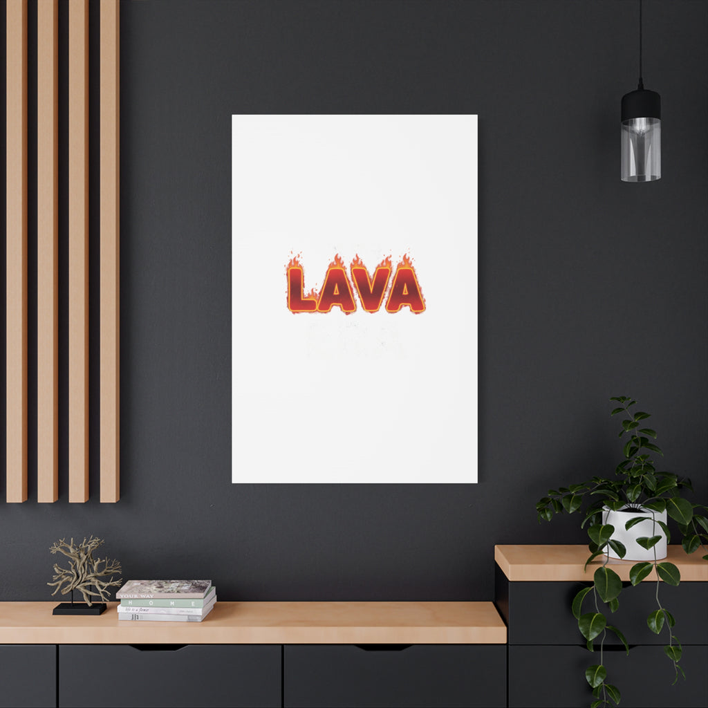 Lava Text Graphic Canvas, holiday burnout meme, festive but tired