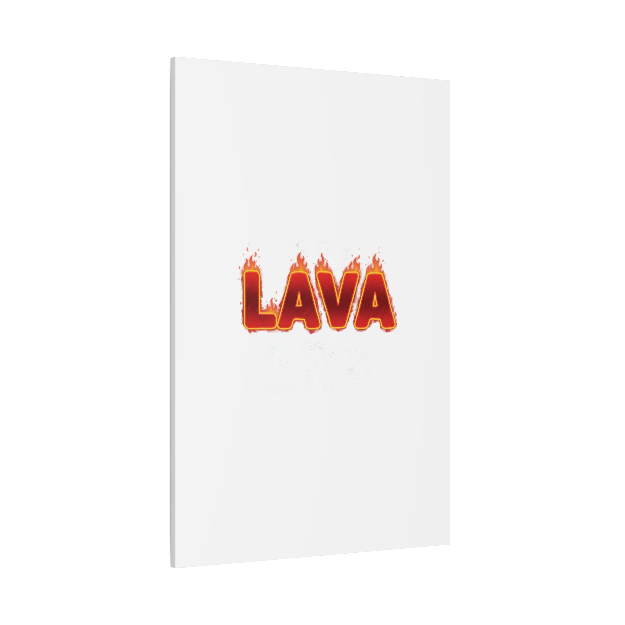 Lava Text Graphic Canvas, holiday burnout meme, festive but tired