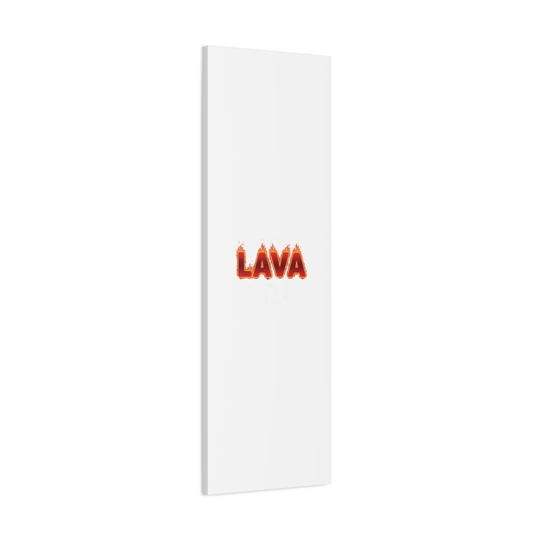 Lava Text Graphic Canvas, holiday burnout meme, festive but tired