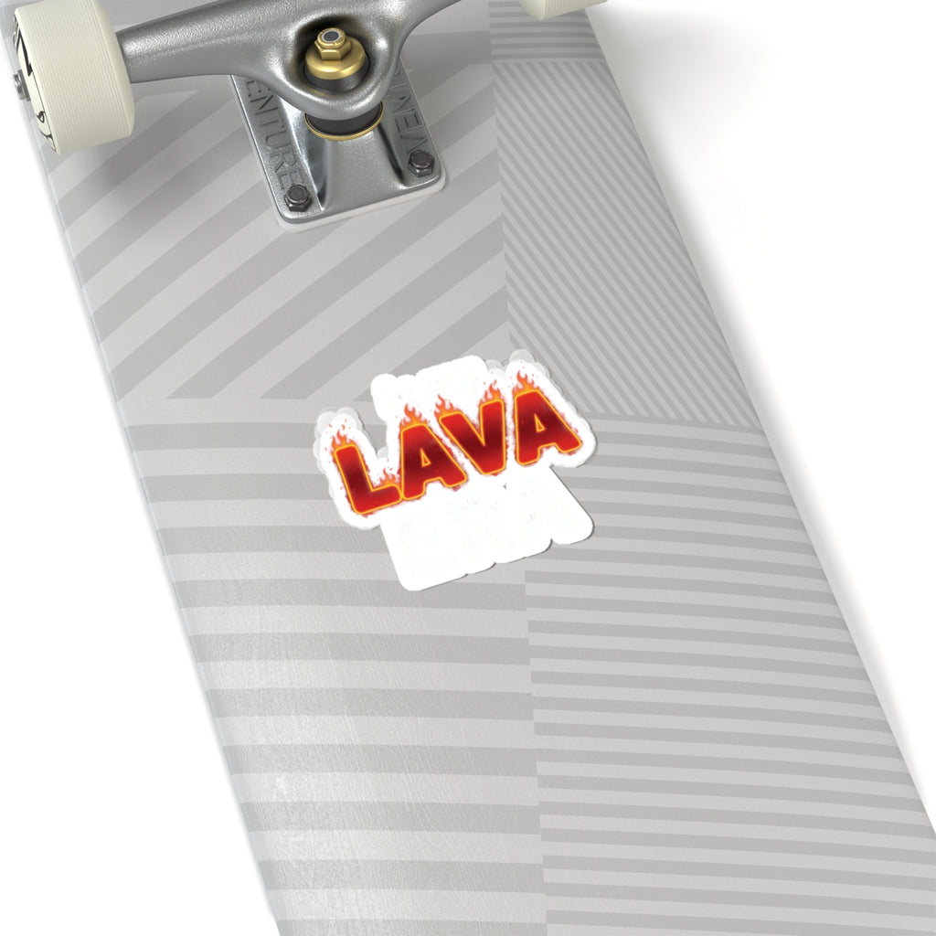LAVA flame text Sticker | burnout meme, festive but tired