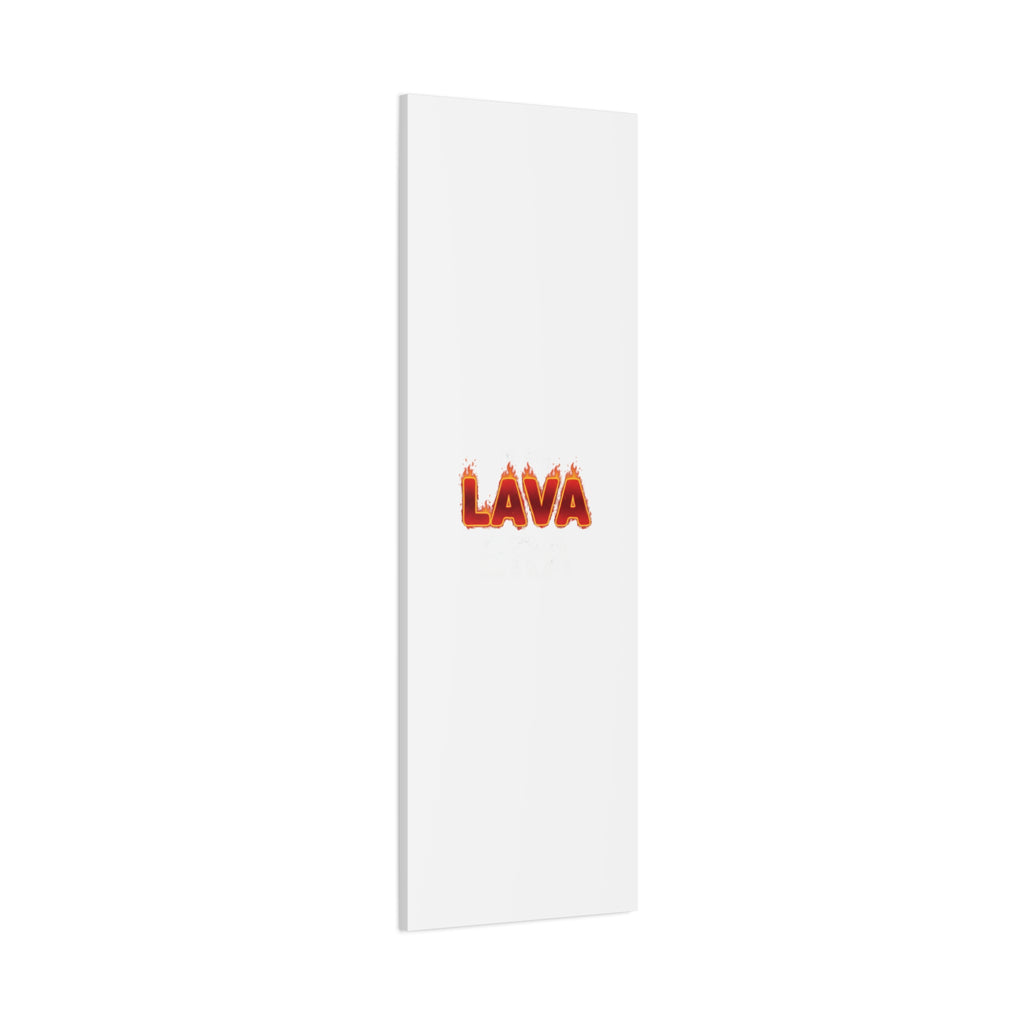 Lava Text Graphic Canvas, holiday burnout meme, festive but tired