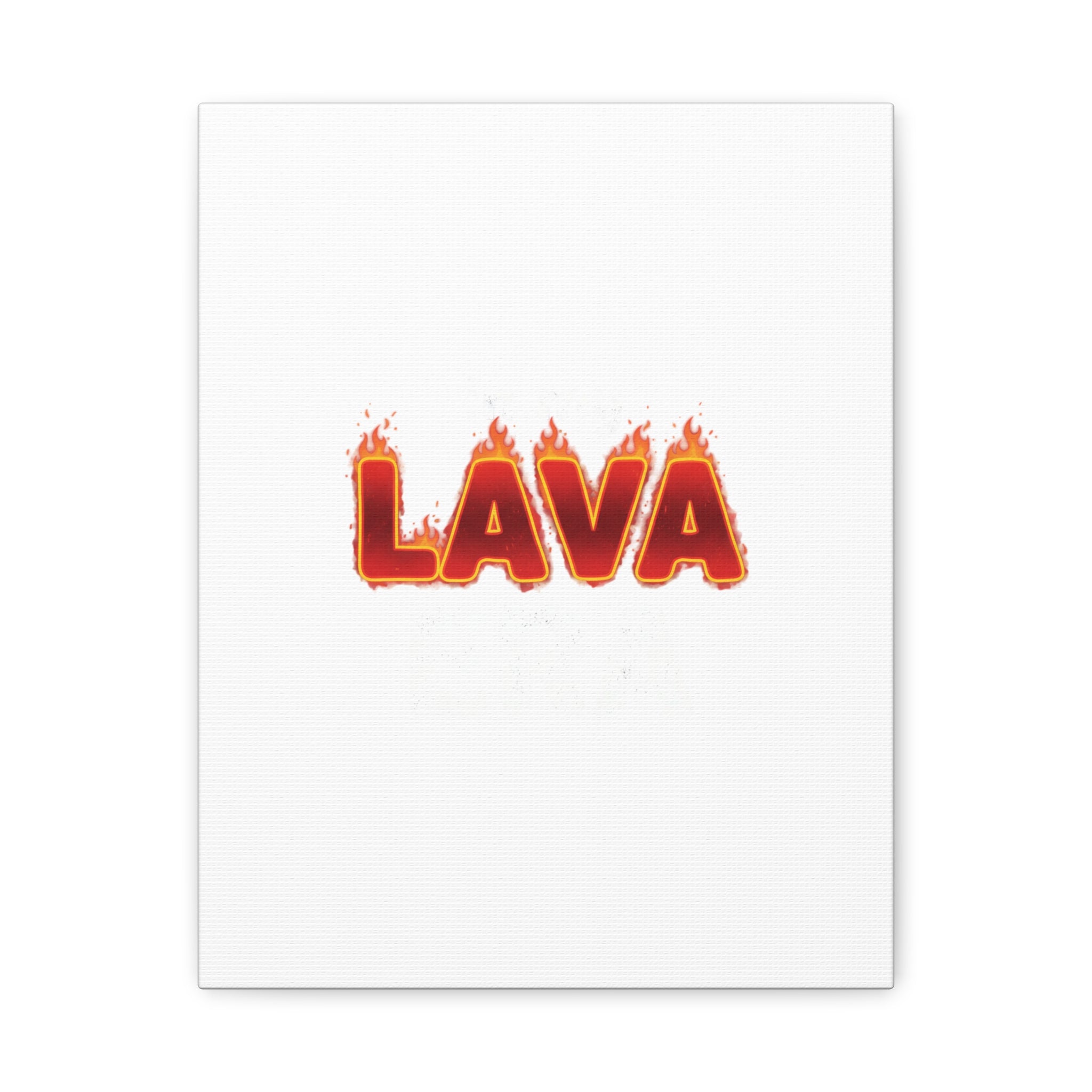 Lava Text Graphic Canvas, holiday burnout meme, festive but tired