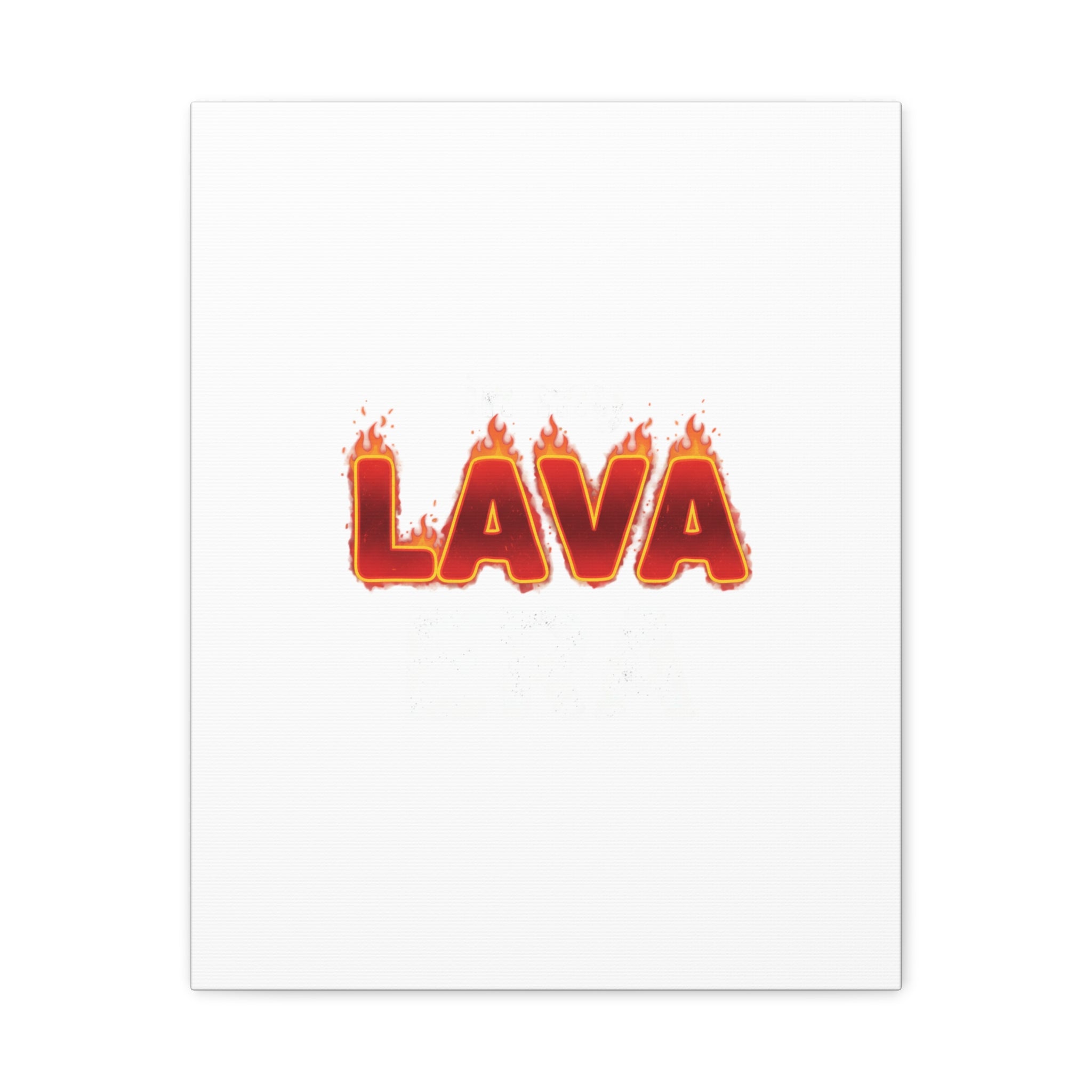 Lava Text Graphic Canvas, holiday burnout meme, festive but tired