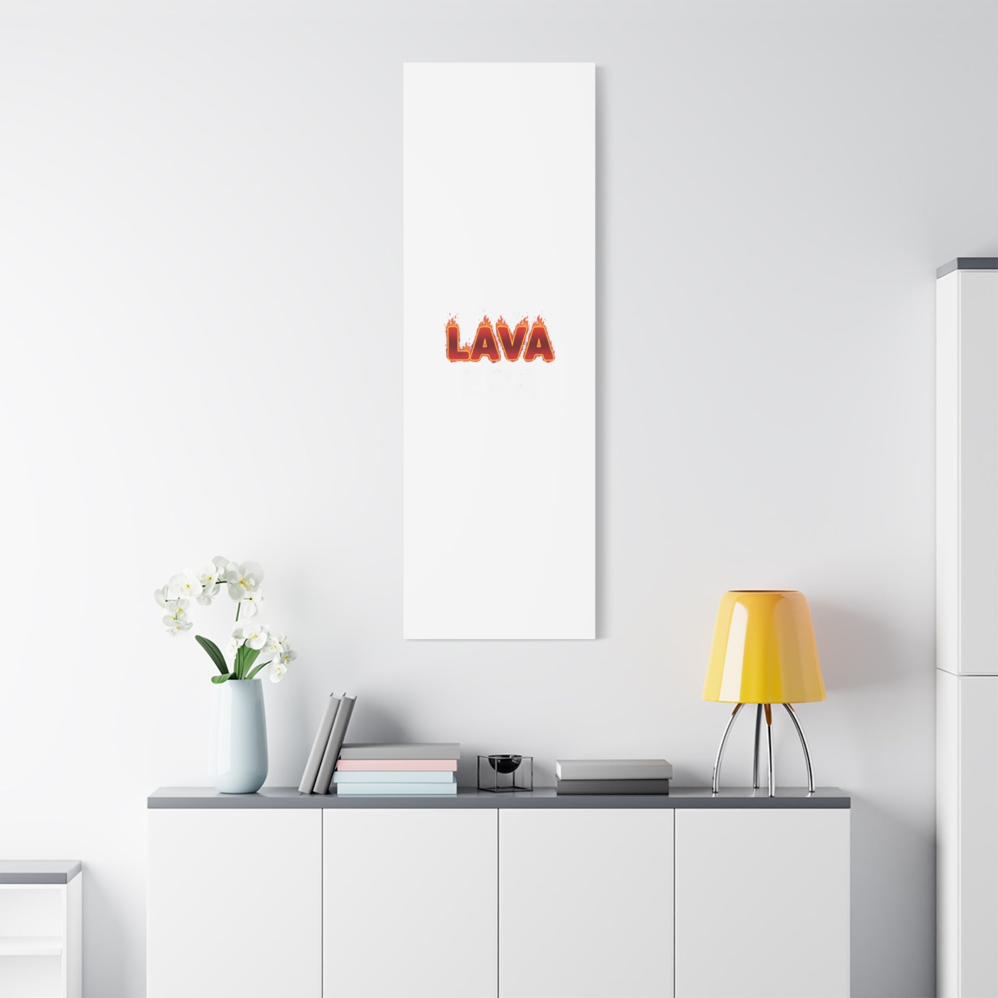 Lava Text Graphic Canvas, holiday burnout meme, festive but tired