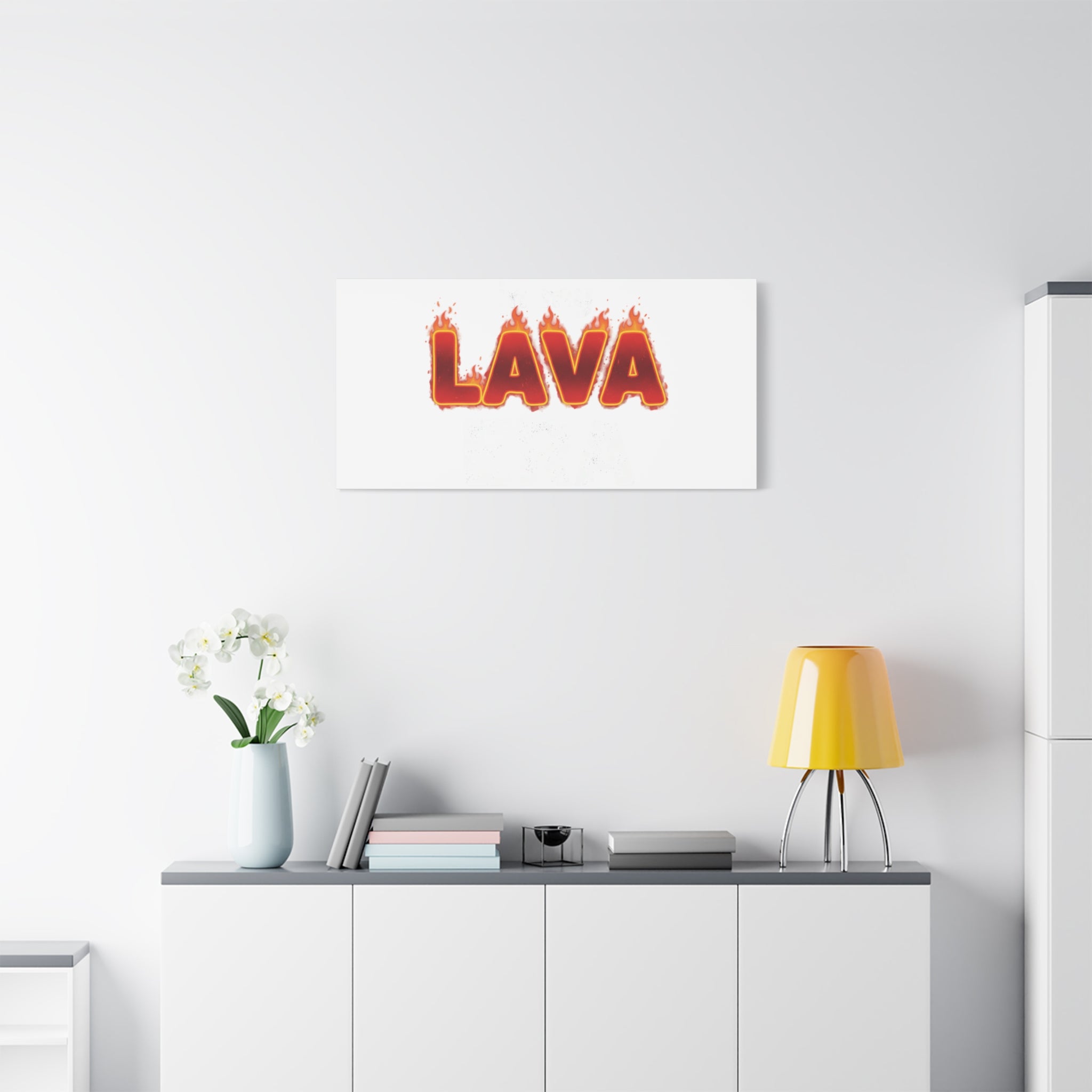 Lava Text Graphic Canvas, holiday burnout meme, festive but tired