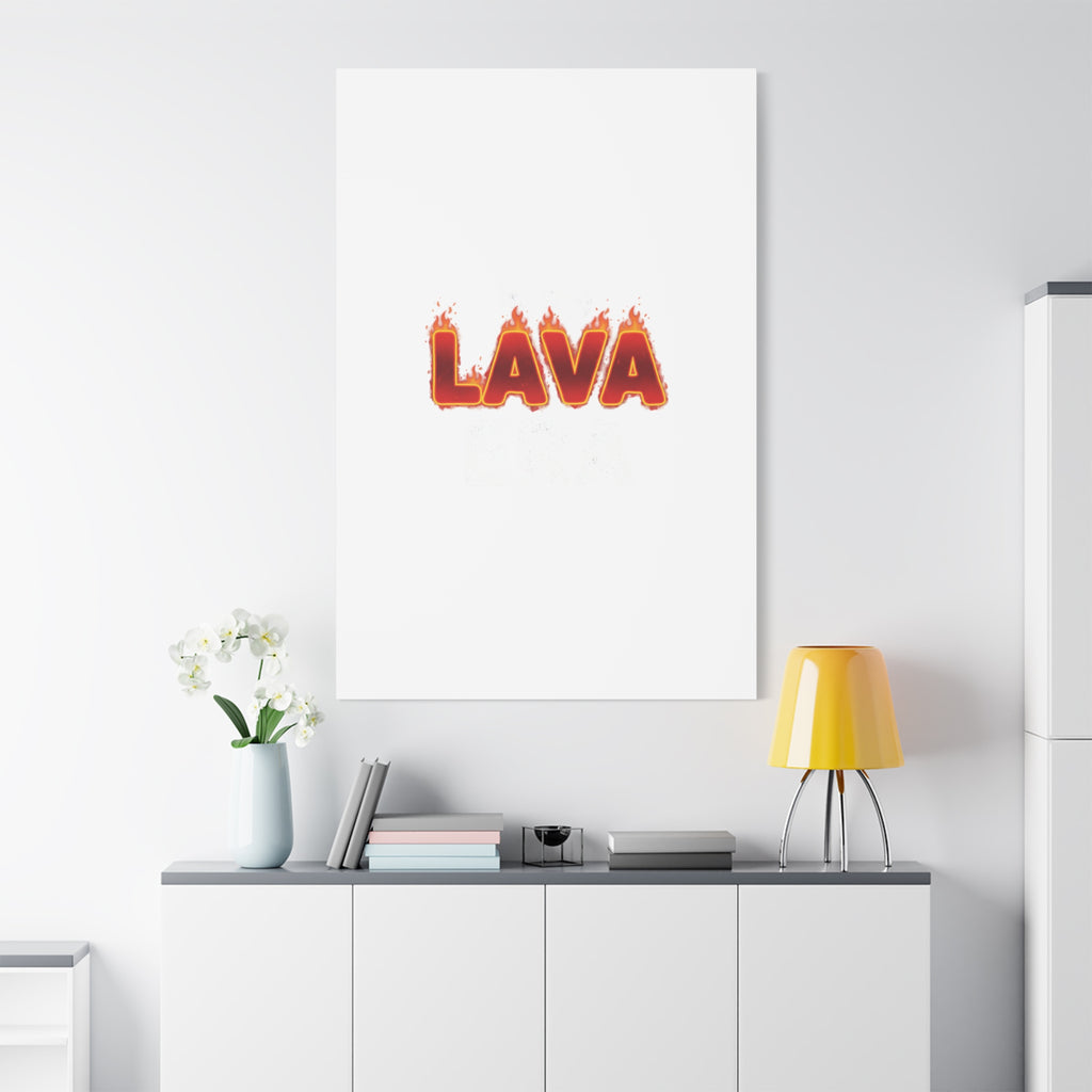Lava Text Graphic Canvas, holiday burnout meme, festive but tired