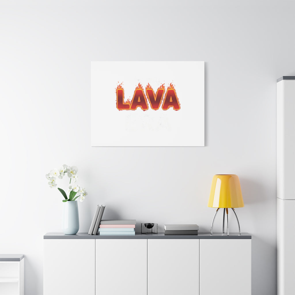 Lava Text Graphic Canvas, holiday burnout meme, festive but tired
