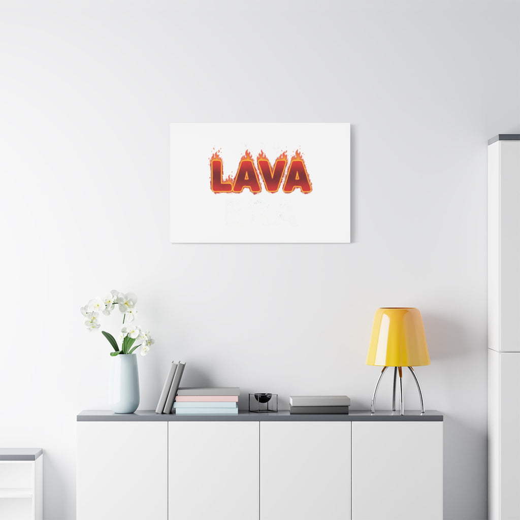 Lava Text Graphic Canvas, holiday burnout meme, festive but tired