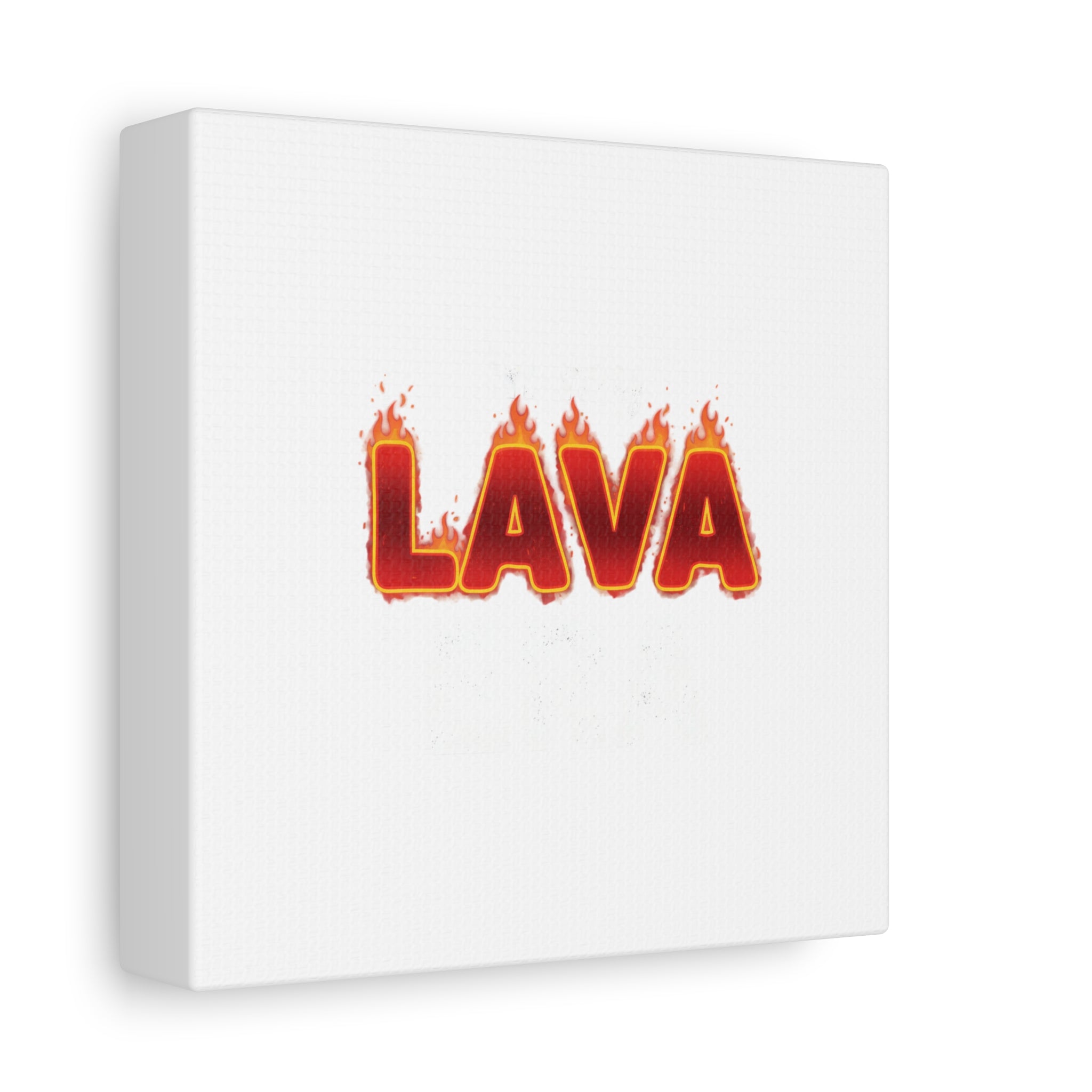 Lava Text Graphic Canvas, holiday burnout meme, festive but tired