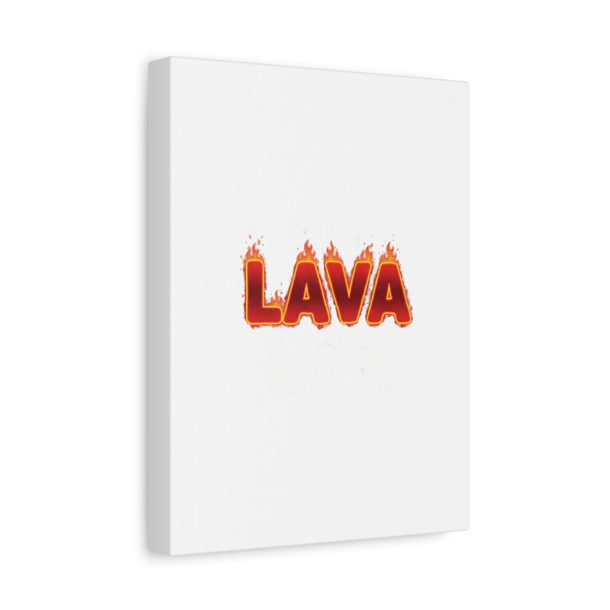Lava Text Graphic Canvas, holiday burnout meme, festive but tired