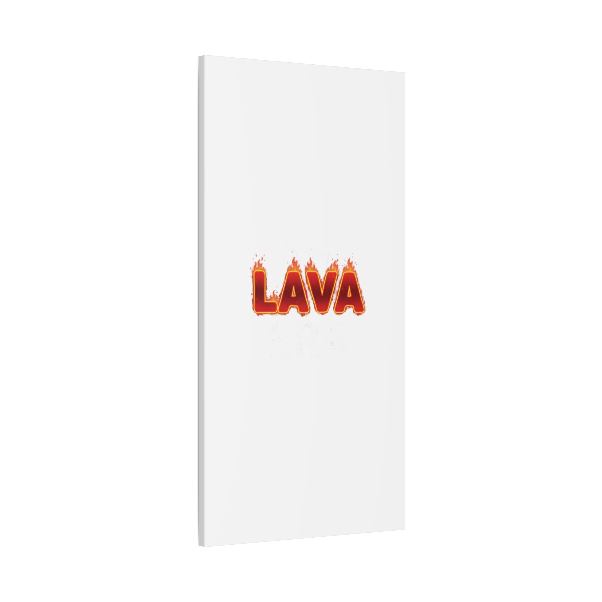 Lava Text Graphic Canvas, holiday burnout meme, festive but tired