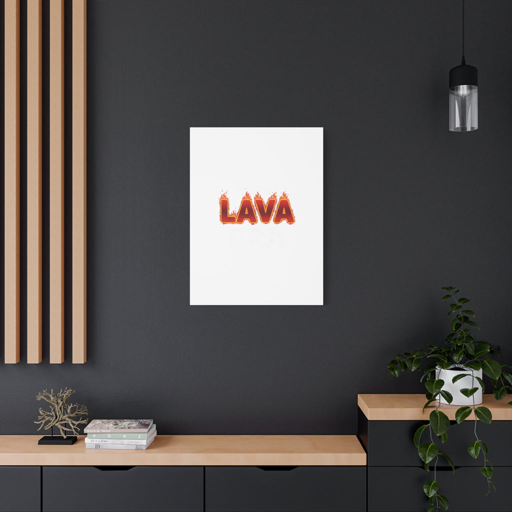 Lava Text Graphic Canvas, holiday burnout meme, festive but tired