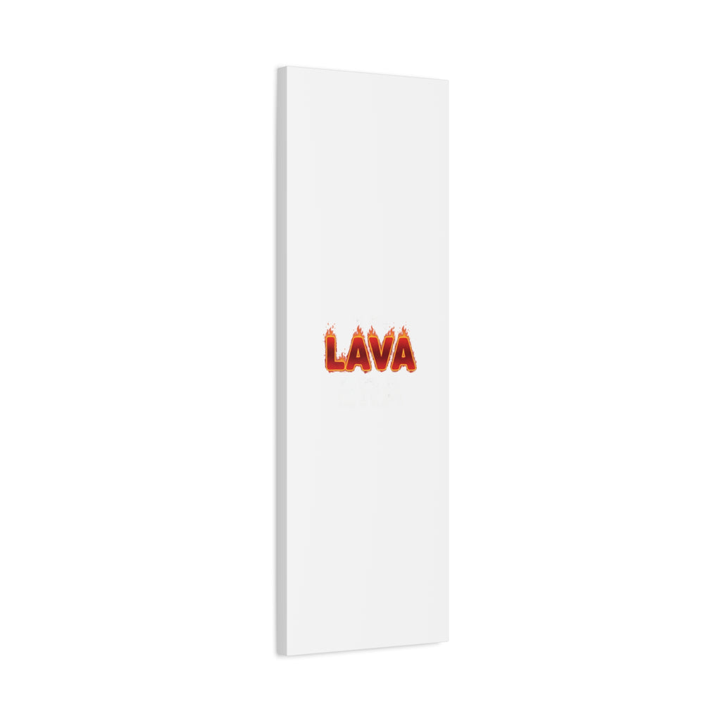 Lava Text Graphic Canvas, holiday burnout meme, festive but tired