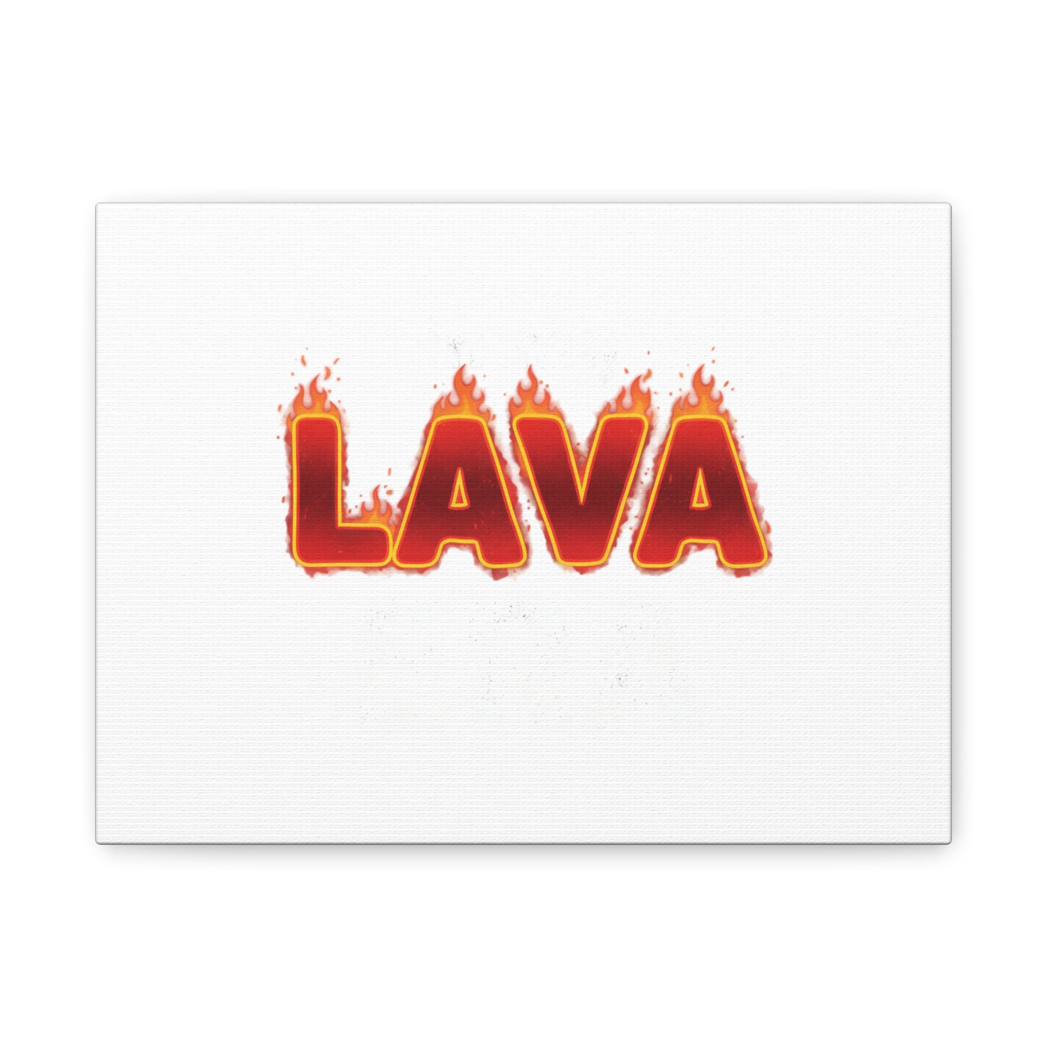Lava Text Graphic Canvas, holiday burnout meme, festive but tired