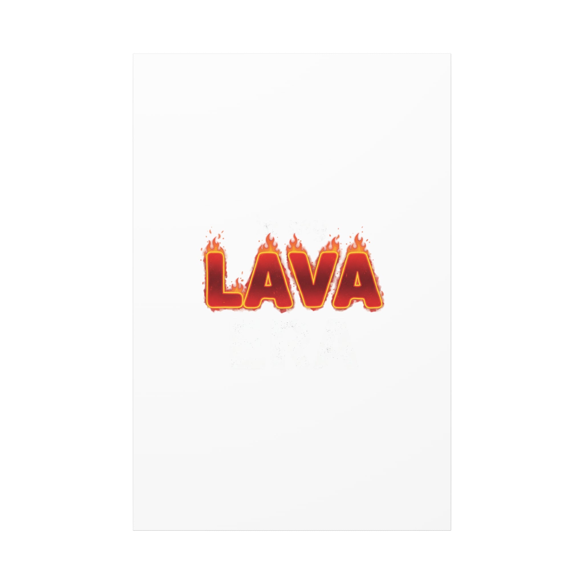 Lava Text Graphic Canvas, holiday burnout meme, festive but tired